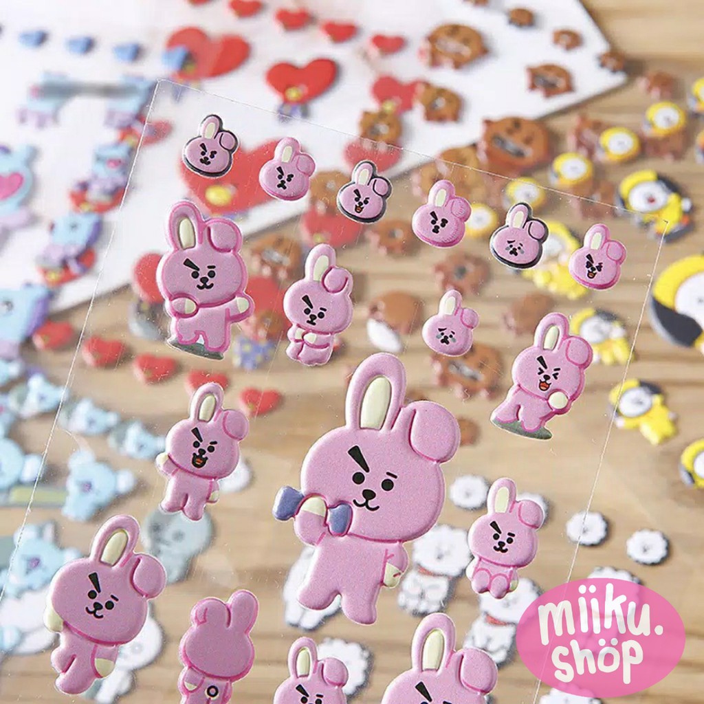 

STIKER / STICKER TIMBUL KARAKTER KPOP 3D