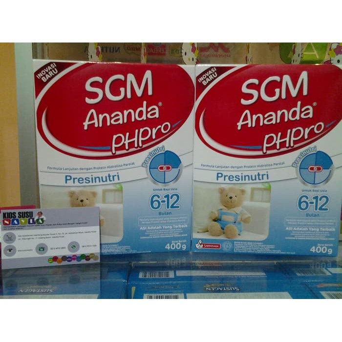 terlaris SGM Ananda PhPro 6-12 400gr murah