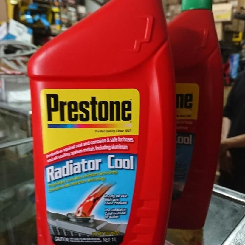 [PRODUK 9MZFD] Prestone Water Coolant 1L air radiator coolant warna hijau atau merah motor mobil RLJ