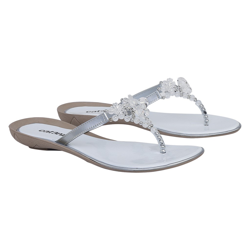 BEST SELLER Sandal Jepit Wanita Warna Putih CTO-004 Sendal Main Cewek Princess Style