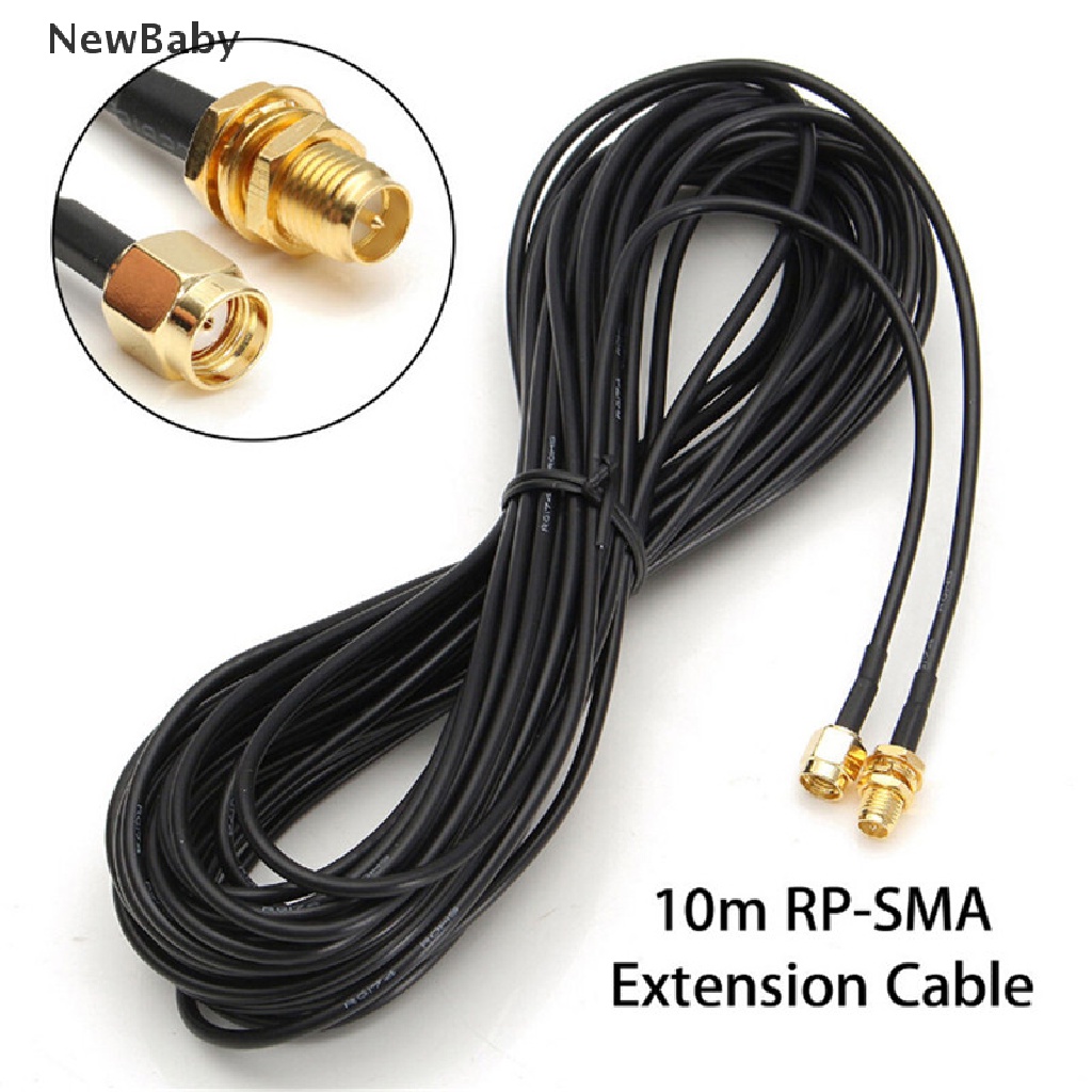Kabel Extension Konektor Antena RP-SMA 10M / 33ft Untuk Router WiFi Wireless