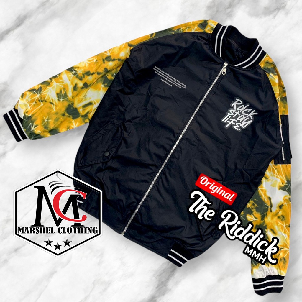 RCL - JAKET BOMBER BASEBALL VARSITY PARASIT ORIGINAL THE RIDDICK / JAKET BOMBER PRIA TERLARIS