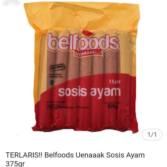 

Belfoods Sosis ayam