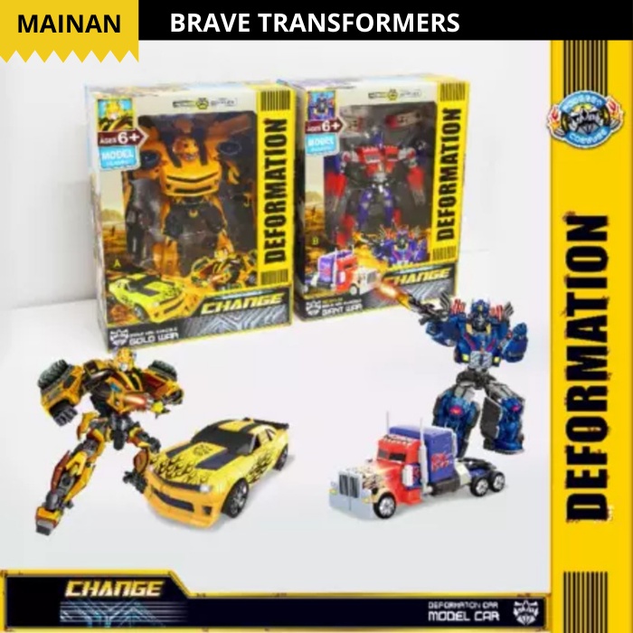 Mainan Anak Laki Laki Hampers Robot Diecast Truk transformers Truck action figure Terbaru BT254