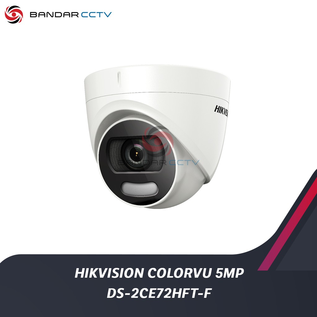 HIKVISION COLORVU 5MP DS-2CE72HFT-F GARANSI RESMI