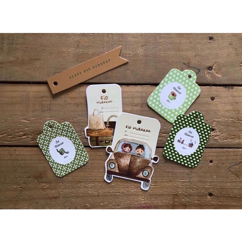 

Hang Tag Idul Fitri Ramadan Tag Gift Tag Isi 20 Pcs