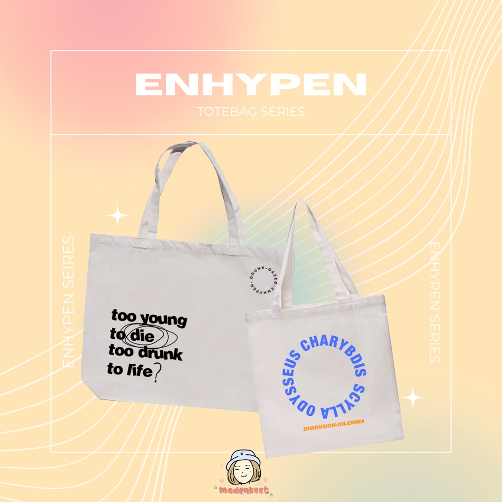 Totebag ENHYPEN canvas totebag kpop