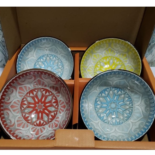 Set Mangkok Keramik Bohemia/Mangkok Hampers