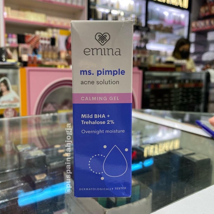 EMINA MS. PIMPLE ACNE SOLUTION CALMING GEL 20ml