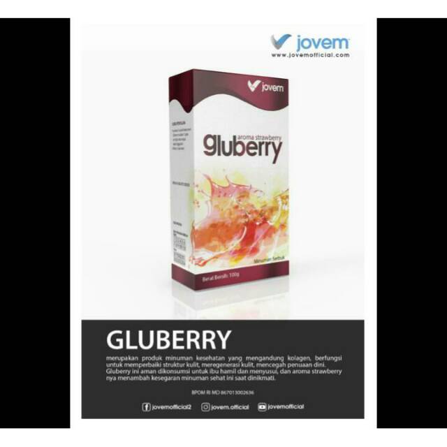 Vitamin Collagen Gluberry Jovem plus BV