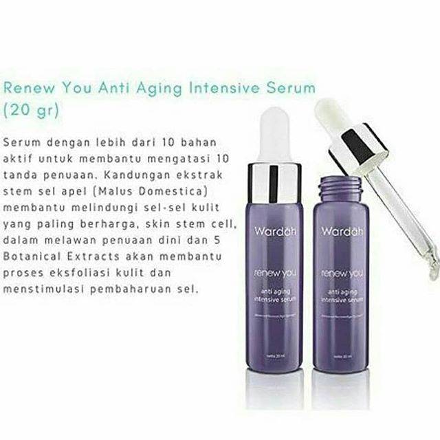 Wardah renew you serum