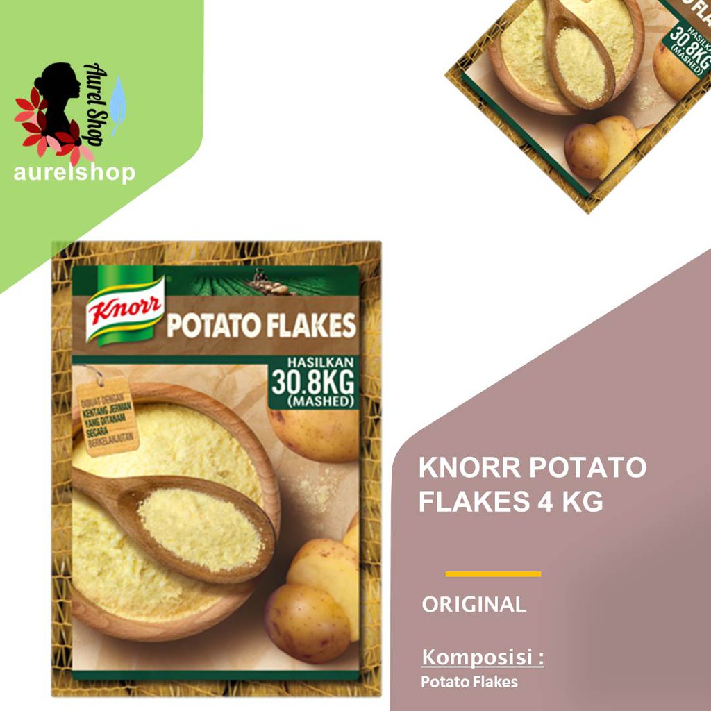 

KNORR Potato Flakes kemasan Kardus 4 kg