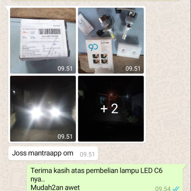 Led H4 headlamp mobil