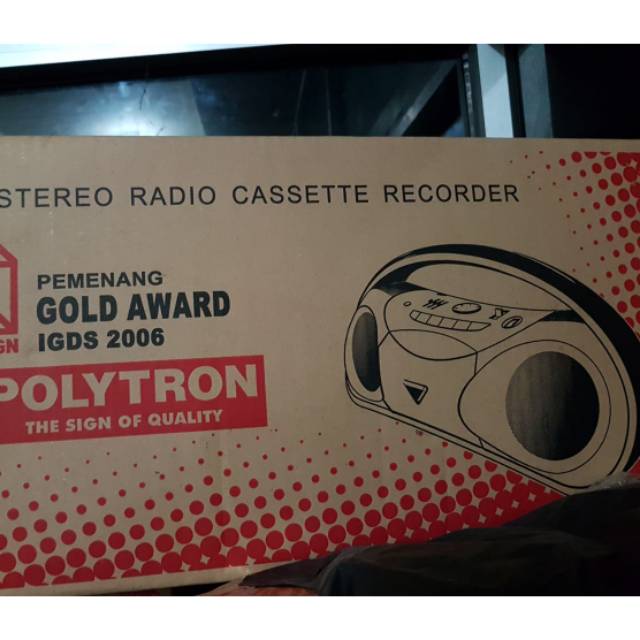 Tape Polytron Stereo Radio Casette Recorder