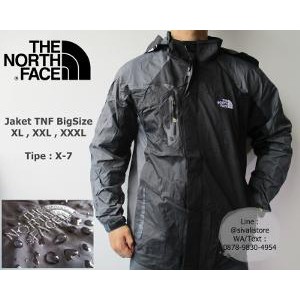 Jaket Gunung   Training   Motor The North Face 1603 Hitam Abu Summit Series Grade Ori Murah