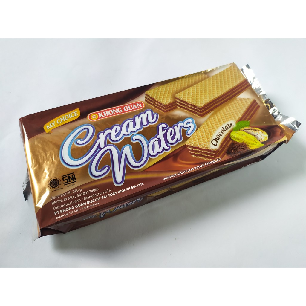 

KHONG GUAN Choco Cream Wafer 240gr - Khong Guan Wafer Chocolate Cream