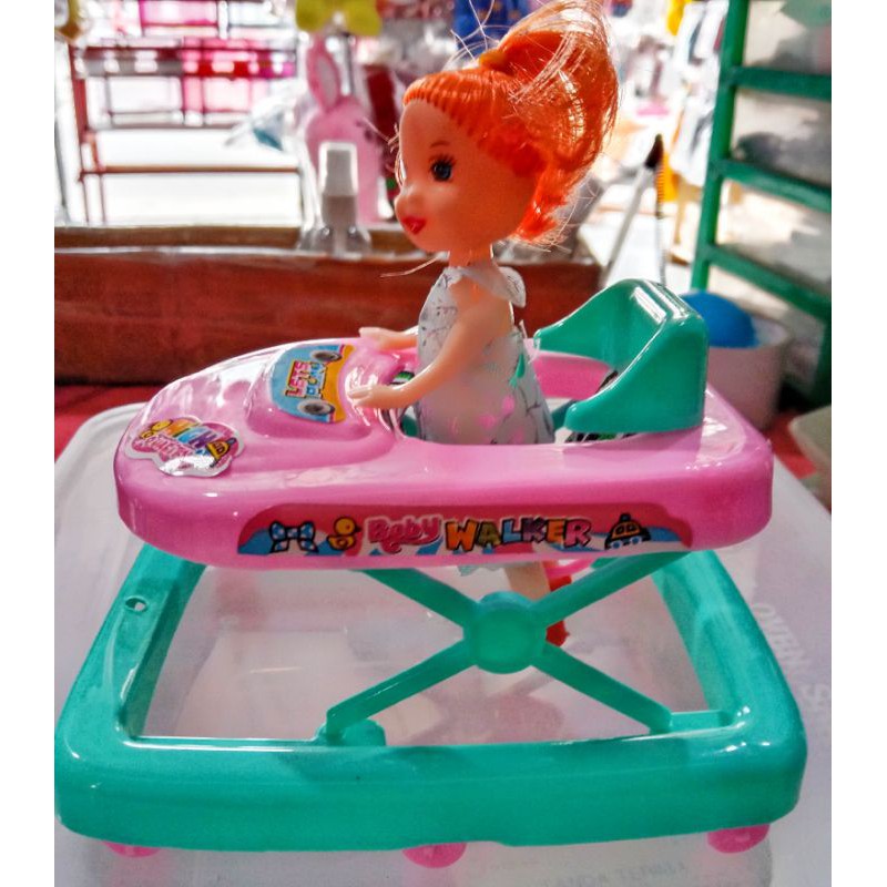 MAINAN ANAK PEREMPUAN MINI STROLER BABY WALKER SNI merk JSP
