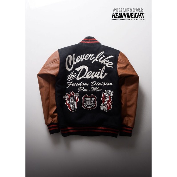 VARSITY CLEVER DEVIL ORIGINAL PHILLIPWORKS HEAVYWEIGHT SERIES