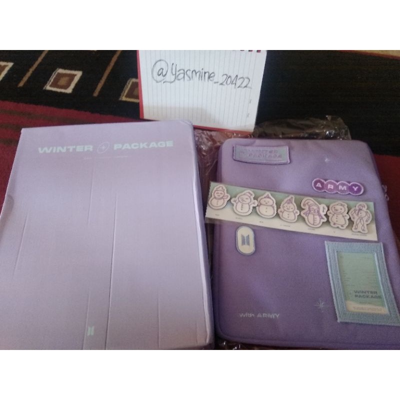 Pouch + Wappen BTS Winter Package