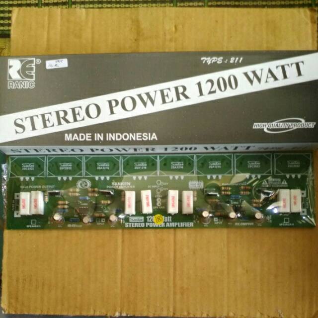 Kit Power Driver 1200W Stereo