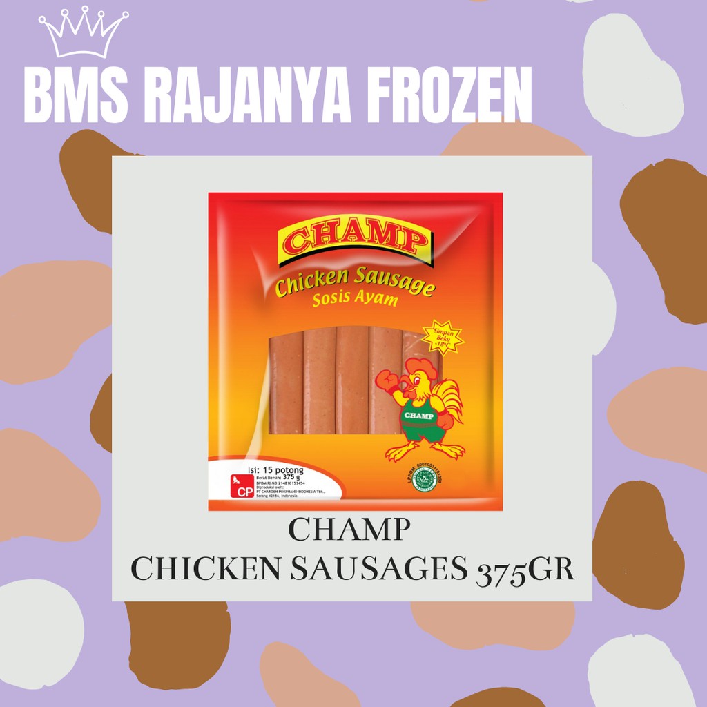 

Termurah PROMO CHAMP SOSIS AYAM 375gr