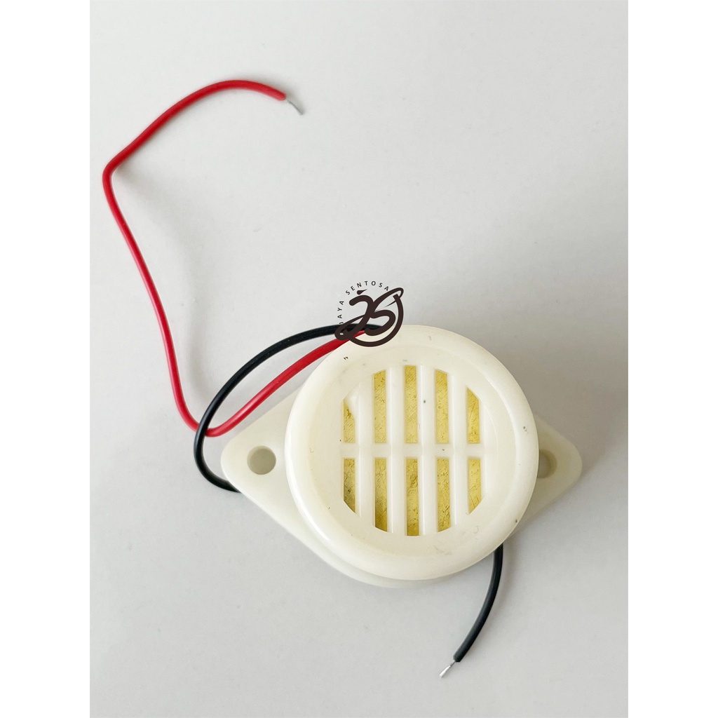 BUZZER SPEAKER ACTIVE PUTIH TEBAL 3-24V NYARING ACTIVE CONTINUE HIGH QUALITY SFM-27