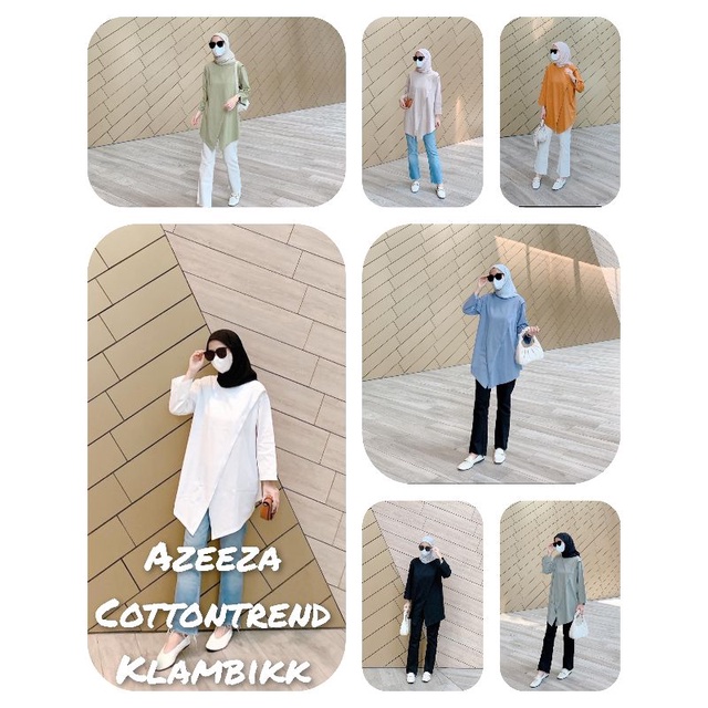 Azeeza Top Cottontrend Linee Shirt Cottontrend