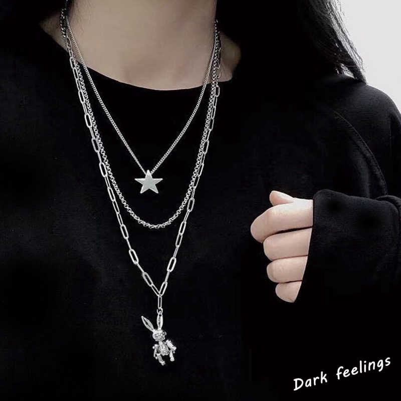 Necklace Multi-layer Korean Long Joker Hip-hop