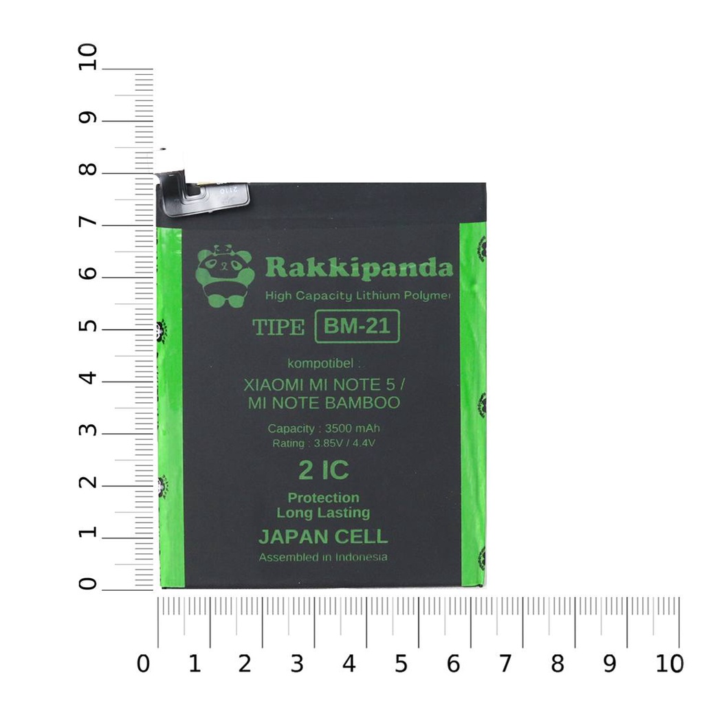 (R/K)- RakkiPanda - BM21 BM 21 Mi Note 5 / Redmi Note Bambu / Mi Note Bamboo Batre Batrai Baterai