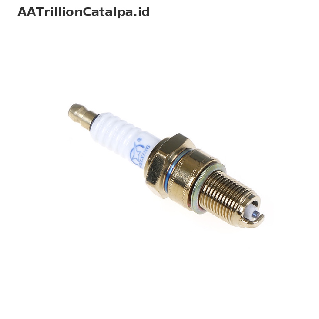 Aa Plug Busi Trillioncatalpa F7TC Lapis Emas Untuk Bagian Mesin Bensin