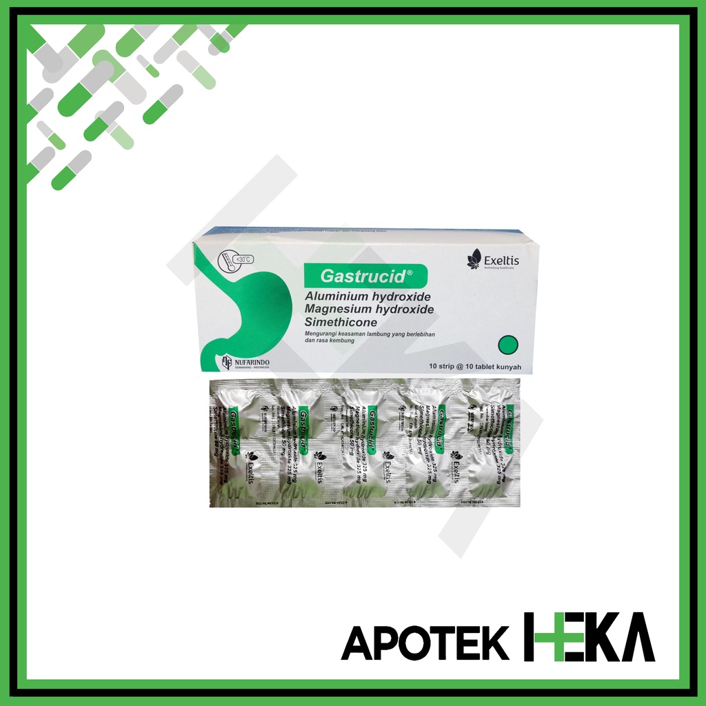 Gastrucid Tablet Box isi 10x10 - Obat Maag Lambung (SEMARANG)