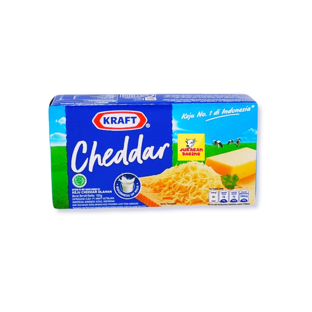 Jual Keju Kraft Cheddar 165 Gr | Shopee Indonesia