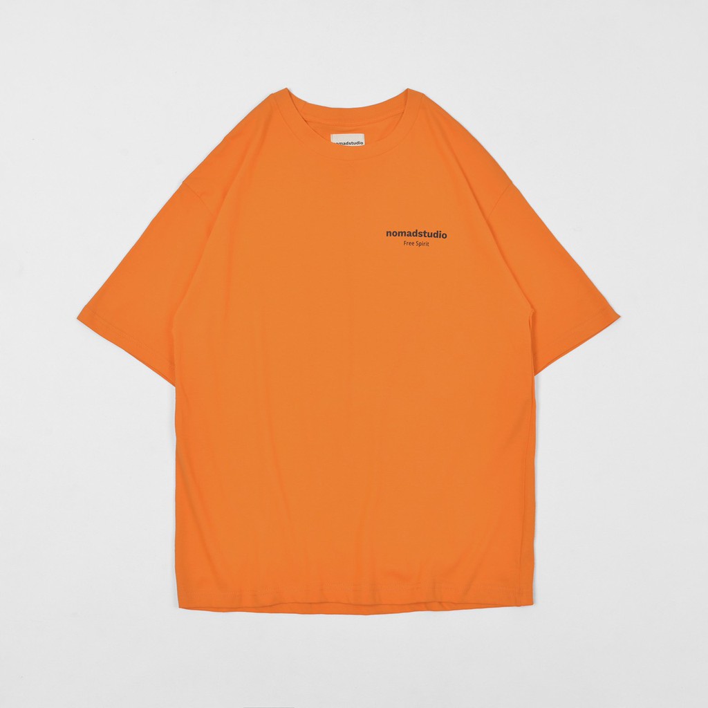 Nomadstudio Oversized Boxy Tshirt Pumpkin Orange | Boxy Oversized Tee | Baju Oversize Boxy Orange