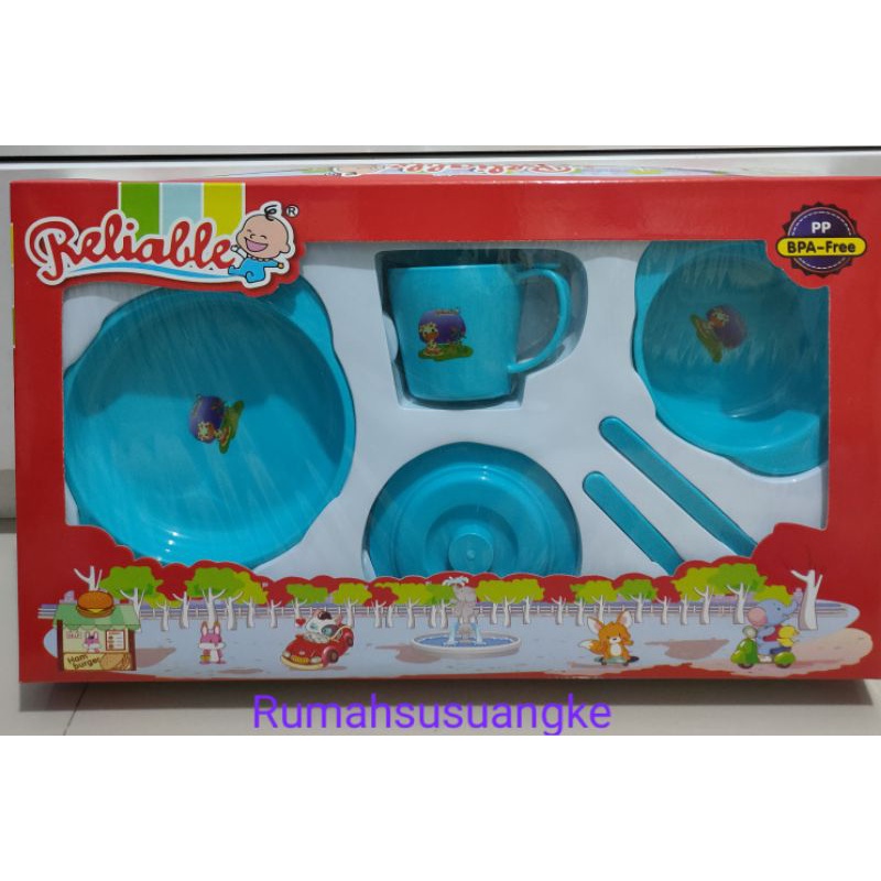 Feeding set Reliable(peralatan makan bayi)