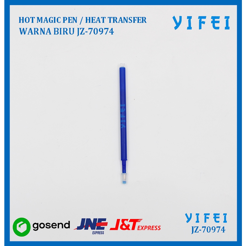 HOT MAGIC PEN / HEAT TRANSFER PEN WARNA BIRU YIFEI-70974
