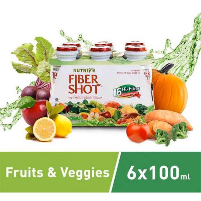 Nutrive Fiber Shot 600ml / 6botol @100ml