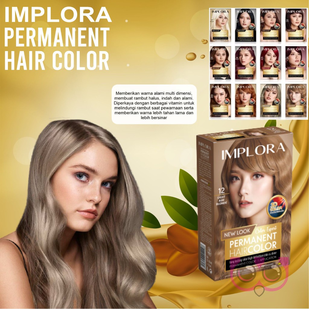 IMPLORA NEW LOOK PERMANENT HAIR COLOR - IMPLORA CAT RAMBUT