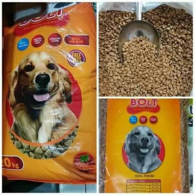 Bolt Dog Beef &amp; Lamb 20 Kg Makanan Anjing - Khusus Gosend &amp; Grab