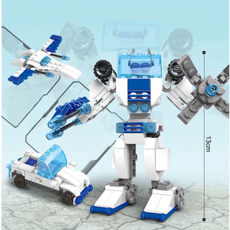 Mainan Bricks Robot Autobot Transformer 5 in 1