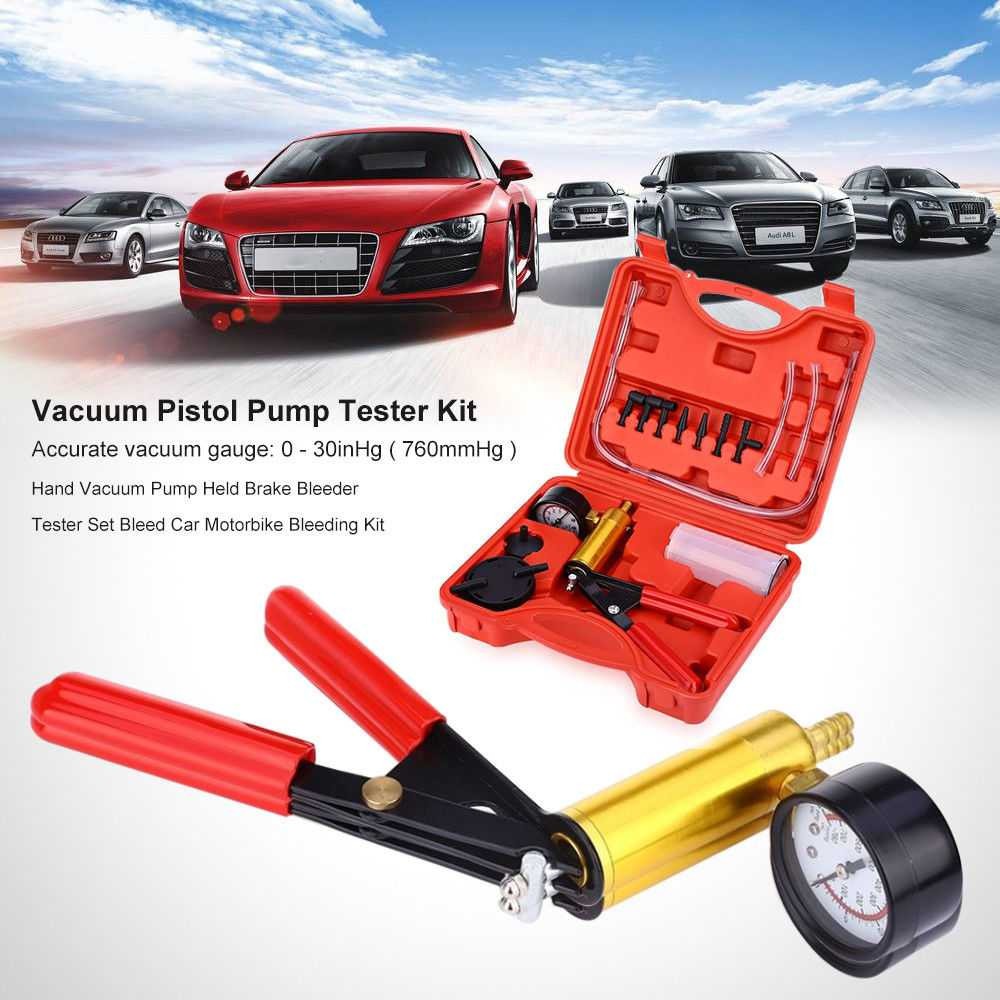 Vacuum Pistol Brake Bleeder Kit Bleeding Rem ABS Mobil Alat Pemompa Minyak Rem Mobil Cepat Mudah