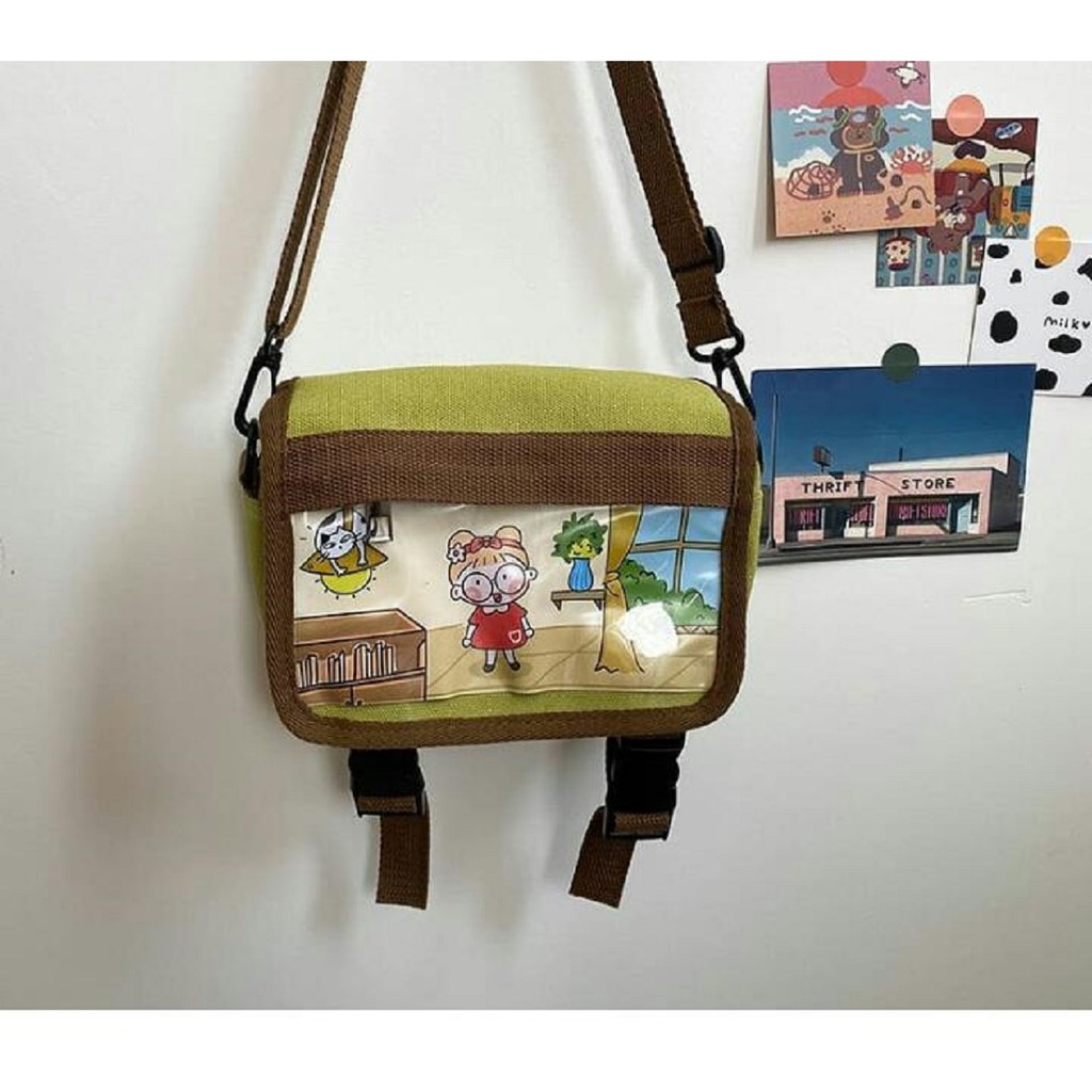 LUMMYSHOP TAS WANITA CARTOON SLING BAG IMPORT PREMIUM