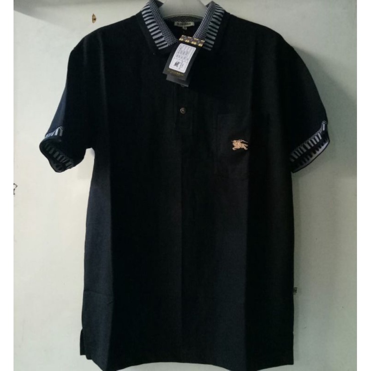 KAOS KERAH PRIA BURBERRY IMPORT/KERAH PRIA CASUAL TRENDY QUALITY