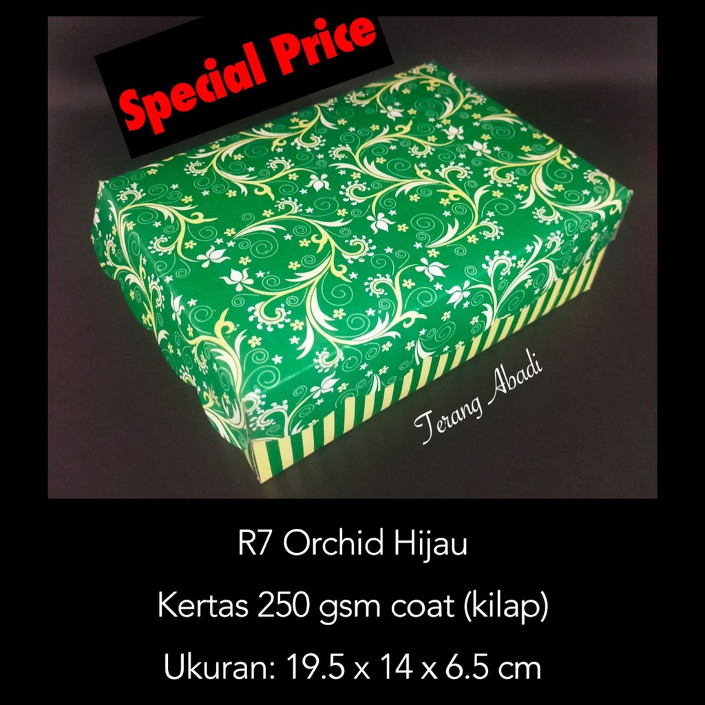 Dus Roti atau Nasi R7 Orchid 19.5 x 14 x 6.5 cm / Box Snack Roti 9 atau Nasi R9 Grand Tulip 24.5 x 16 x 7 cm/Dus Roti/ Dos Snack Ultah /Dos Hajatan/Snack Box / dos/ Kotak Snack Roti Kue/ Kardus/ Dus Nasi