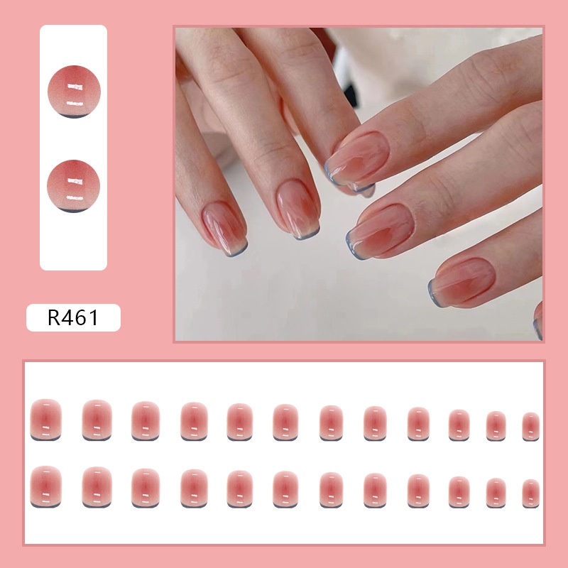 24pcs Kuku Palsu DIY Untuk Nail Art