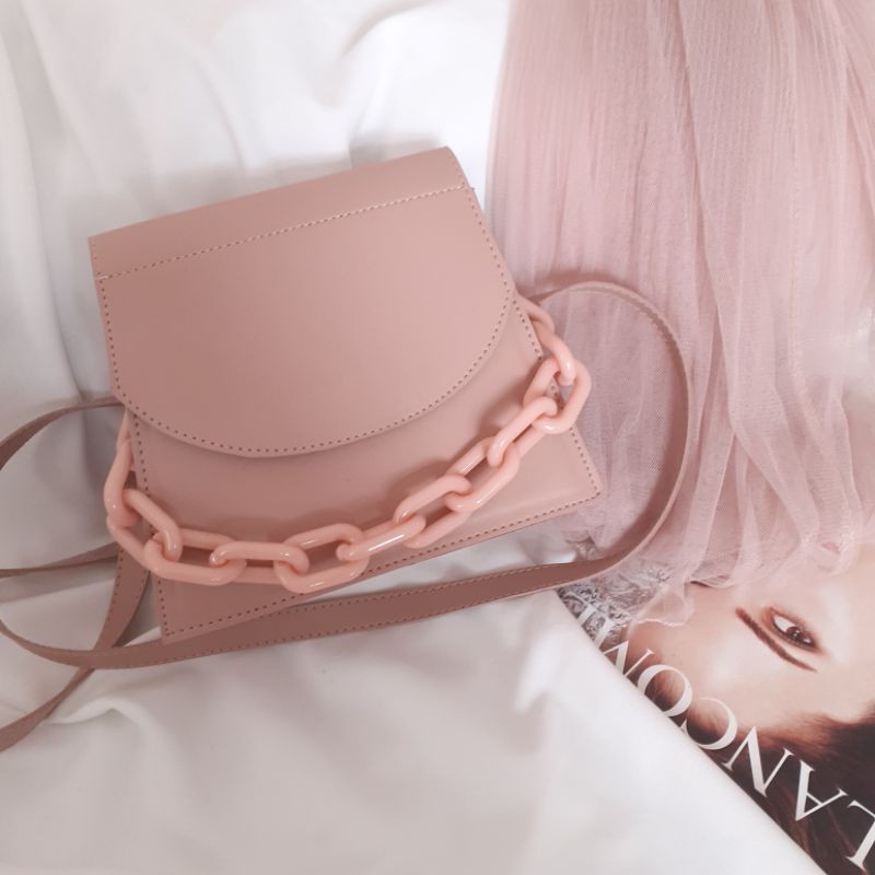 LILA BAG TAS LUCU WARNA PINK SOFT