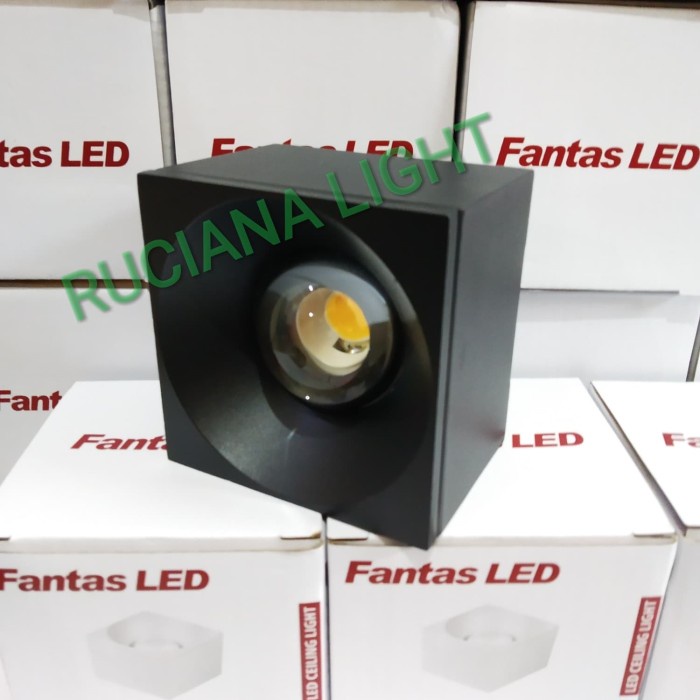 Lampu Downlight Led Fantas 7w 7watt OB (Outbow)Kotak