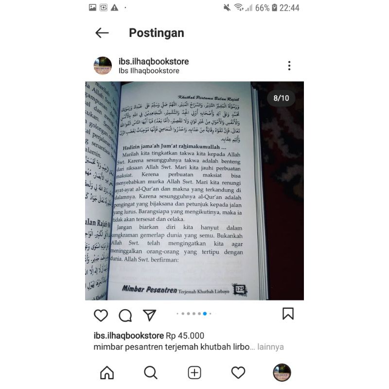 mimbar pesantren terjemah khutbah lirboyo versi bahasa indonesia