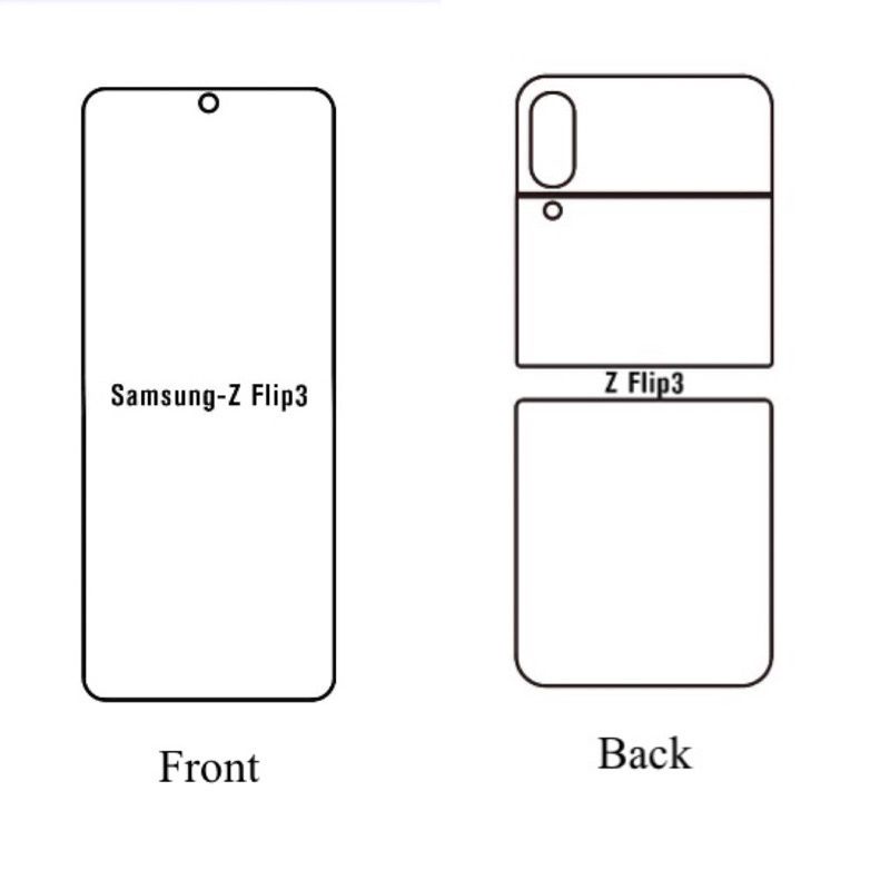 Samsung Galaxy Z Fold 3 5G Z Flip 3 5G Anti Gores Hydrogel Full Screen Gel/Jelly