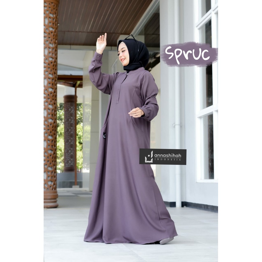 ABAYA ZUNEY ANNASIHAH BASIC CASUAL BUSUI SIMPLE DAILY TERBARU baju muslim polos reseller