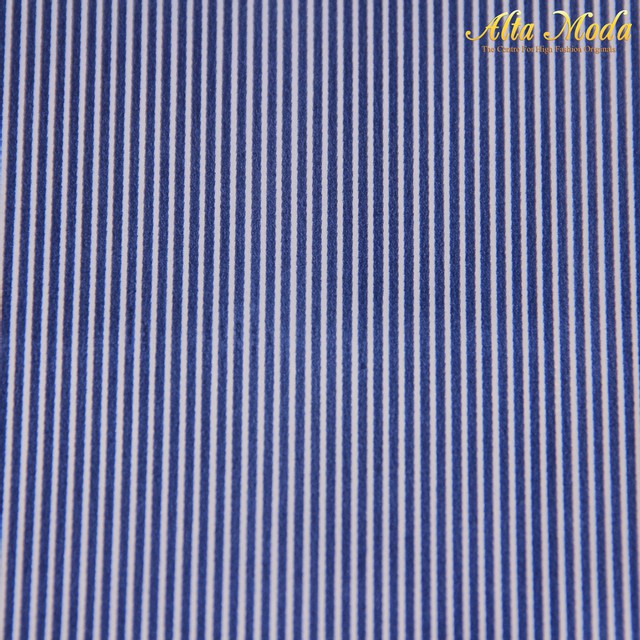 

Alta Moda Satin Stretch Biru Garis Putih (1M)